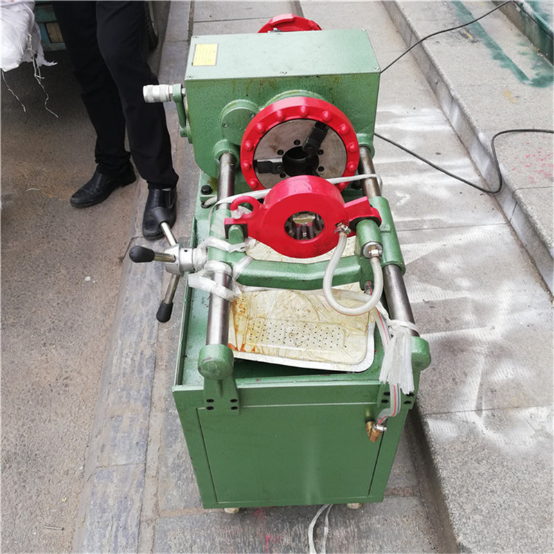 地脚螺栓快速圆钢扯丝机  M12-M45圆钢套丝机滚丝机 开牙机