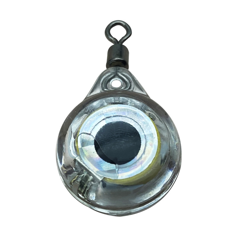 LED luya lentejuelas botón batería señuelo luz LED electrónico luminoso luya cebo subacuático pesca Luz