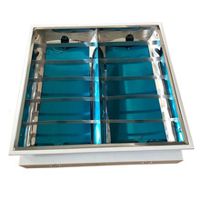 Ｔ8暗装灯盘双管600*600规格 T5格栅灯盘可按客人的规格