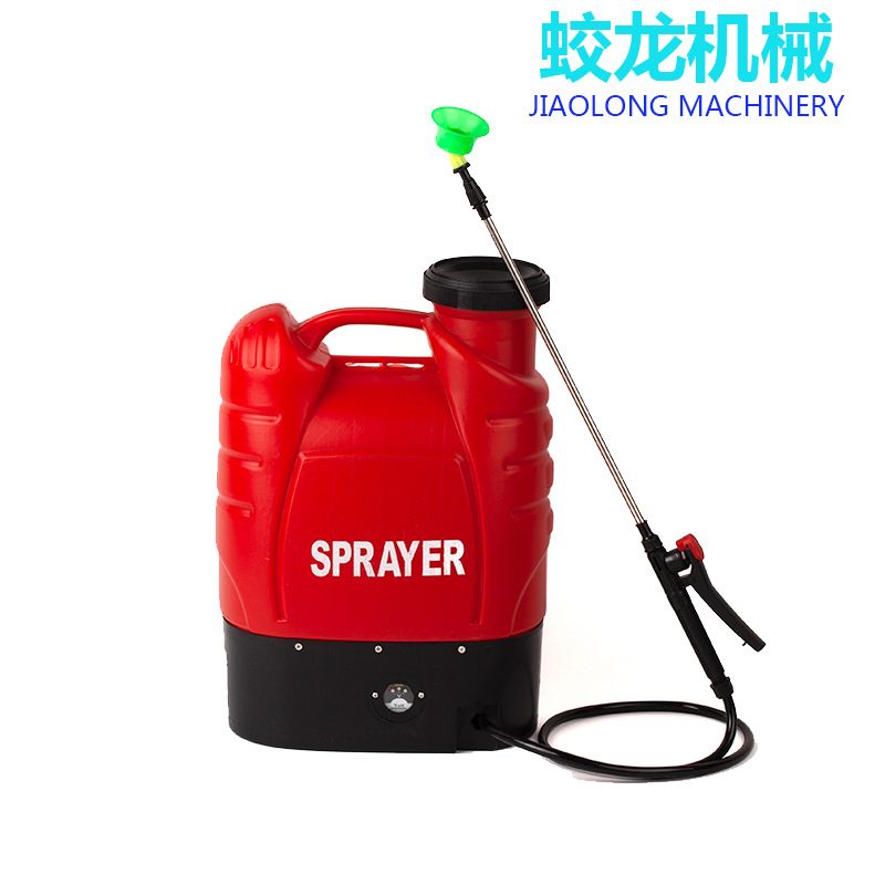 厂家直供16L吹塑电动喷雾器坚固耐用打药农用可充电