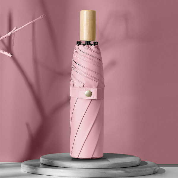 Solid color fresh umbrella for men and women