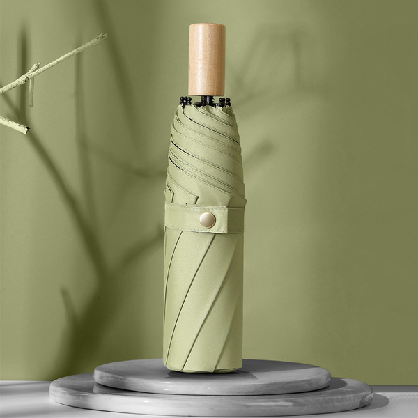 Solid color fresh umbrella for men and women