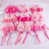 Children's cute beads with bow, hairgrip, Hanfu, hair accessory from pearl