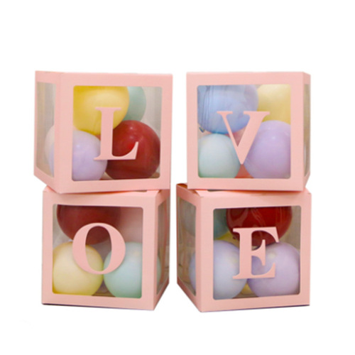 BABY Balloon Box Transparent Balloon Box Love Box Internet Celebrity Gift Box Birthday Box Wholesale Customization