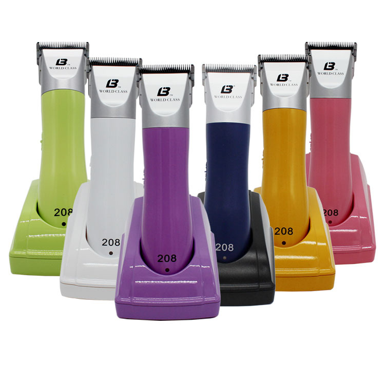 Leby 208 애완 동물 전기 클리퍼 개 고양이 면도기 미용사 가게 헤어 푸셔 면도기 탄소 스틸 커터 헤드