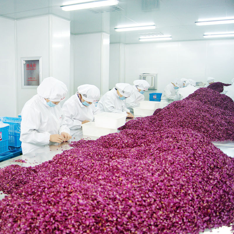 バラの花びら、平らな陰で重ね重ねの赤いバラ、工場卸売、食用ベーキング材料、大きなバラの花びら|undefined