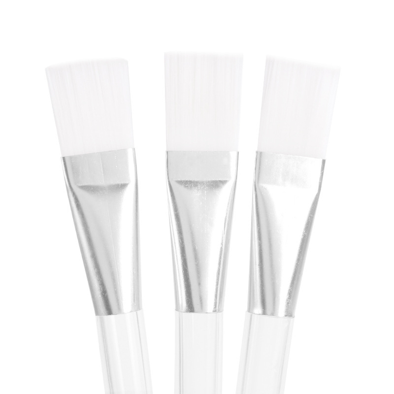 (Wholesale), transparent plastic face mask, cosmetic brush, for beauty salons 2