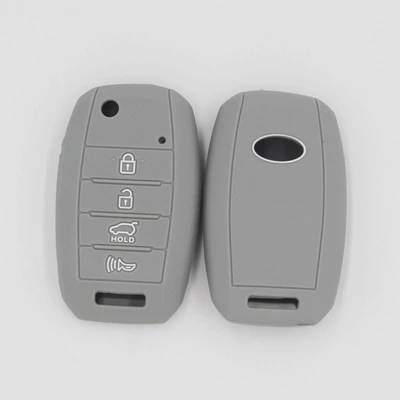 key case soft rubber remote – Static Rod/Key Bag - gray