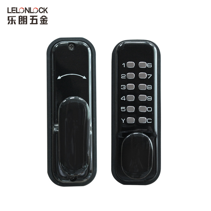 Cerradura mecánica de segunda generación con contraseña de aleación de zinc, cerradura con teclado de contraseña impermeable para exteriores, cerradura antirrobo con contraseña para puertas de vidrio y puertas de madera.
