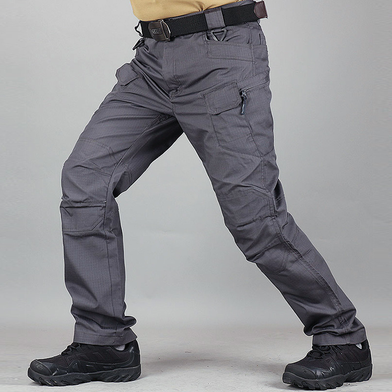 Pantalones tácticos para cónsules al aire libre ix7 pantalones de entrenamiento para hombres pantalones de servicio especial para fanáticos militares monos de varios bolsillos pantalones de asalto de combate