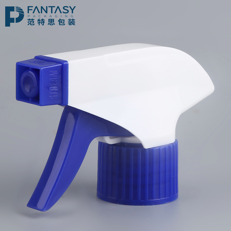 园林洒水喷雾器 蓝色手扣式PP塑料方枪 卫生间清洁喷雾头