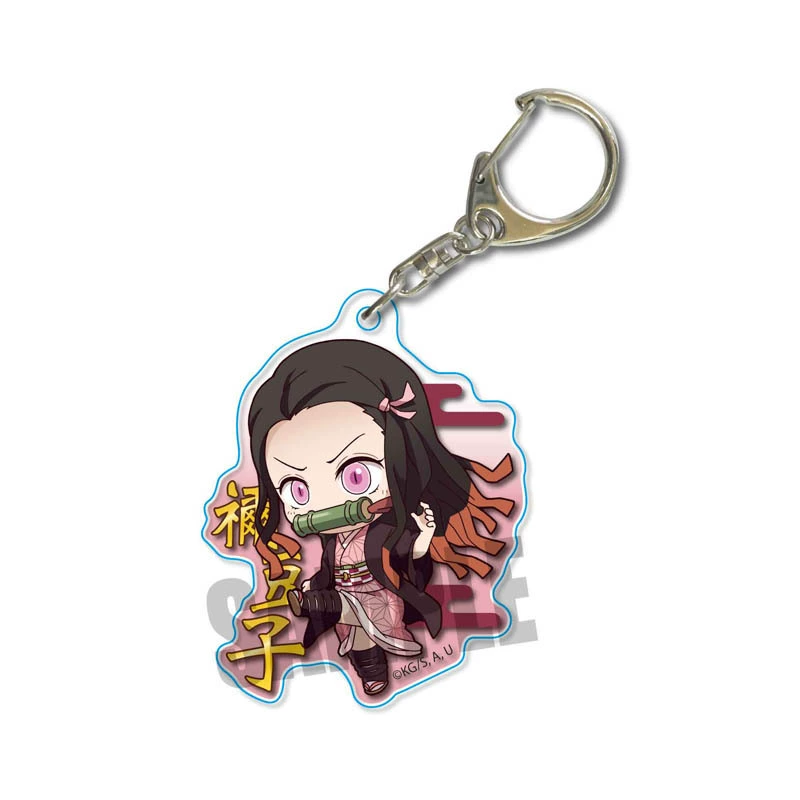 Acrylic double-sided keychain, transparent pendant