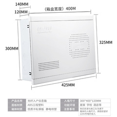 廠家大量供應光纖入戶信息箱 300x400X120弱電箱品質保證批發