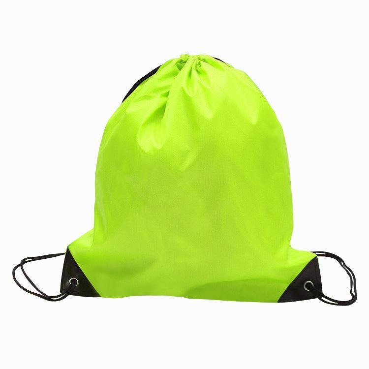 厂家制作涤纶束口袋 双肩包抽拉绳束口袋 多色可选可定logo