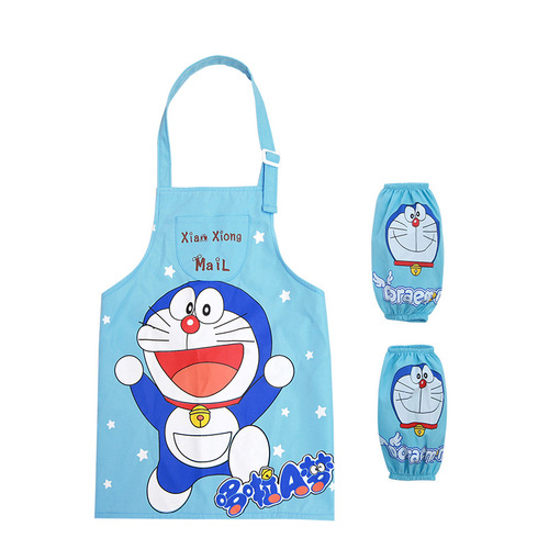 Children's waterproof apron overalls for boys and girls, primary school students, painting clothes, kindergarten babies, painting clothes, reverse wear apron