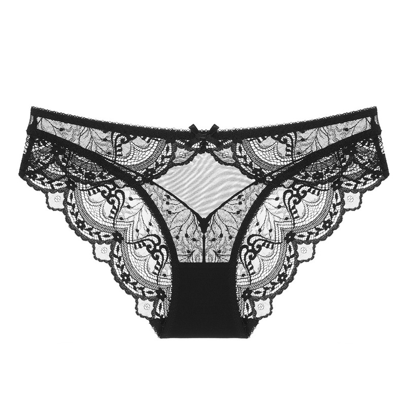 Women's underwear thin breathable sexy lace girls briefs