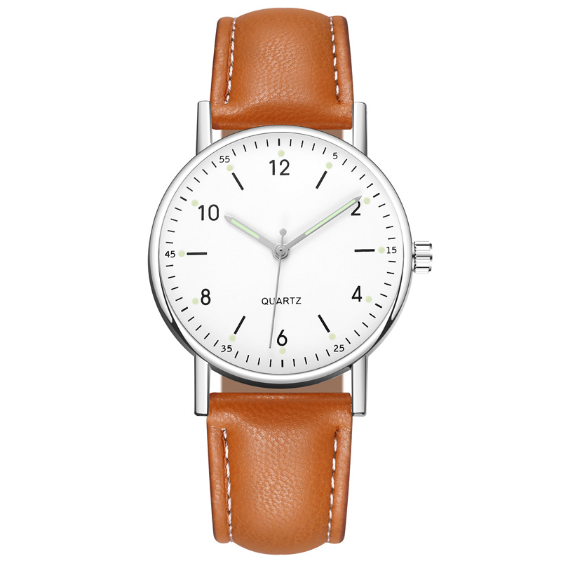 Cinturón marrón blanco plateado