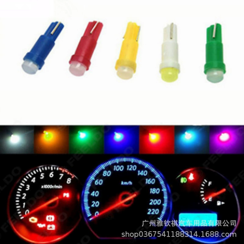 T5 COB 3D приборная панель супер яркий светодиодный индикатор индикатор индикатор лампы для чтения дверной лампы T5 пузырь