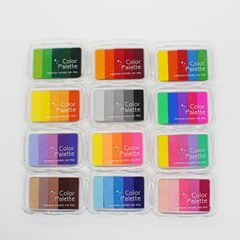 Junesix 5-color CP gradient ink pad, gradient ink pad, handbook rubber stamp, ink pad, ink pad, new packaging