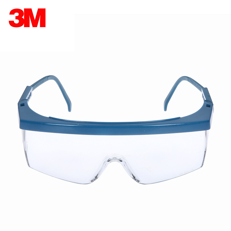 3M1711护目镜防护眼镜防冲击化学品飞溅防风骑行经济实惠款