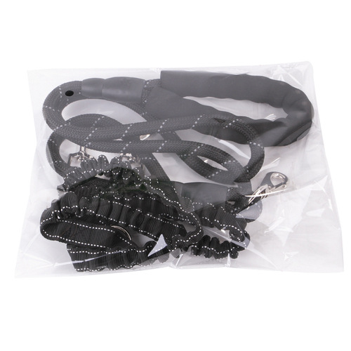 Summary of cross-border manufacturers pet double-headed leash, dog telescopic one-to-two dog leash, anti-impact reflective dog leash