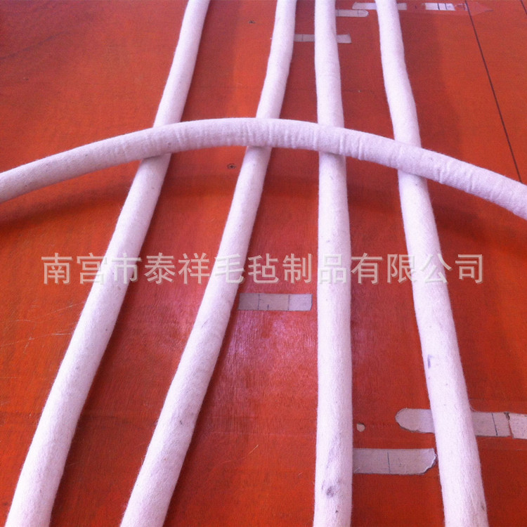 【泰祥制造】涂油毛毡绳  导油 过滤油羊毛毛毡绳