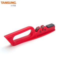 Household quick knife sharpener, thick and thin double-notch rotatable whetstone, outdoor picnic portable knife sharpener wholesale