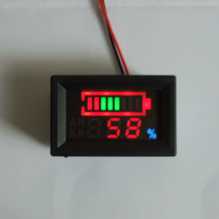24v36v48v60v72 индикатор мощности электромобиля литиевая батарея свинцово-кислотная батарея цифровая головка вольтметра
