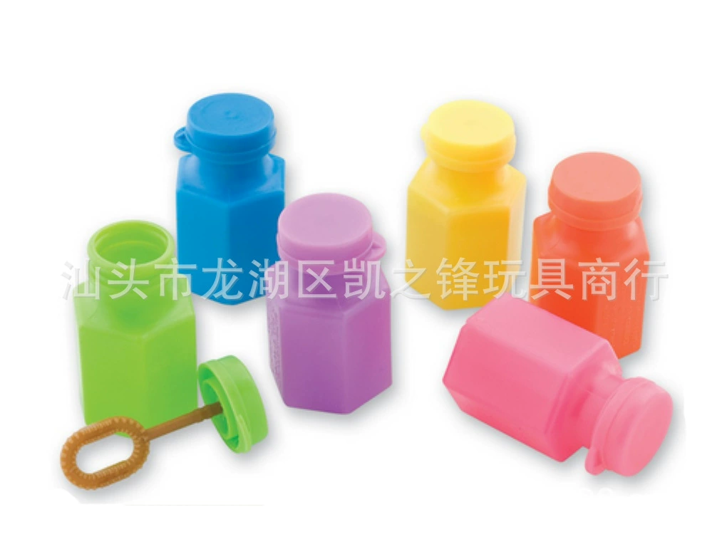 Трансграничный эксклюзив для 0,6 амана шестиугольная бутылка пузырьковой воды 0,6 унции Bubble Bubble Festival Party Мини-игрушка