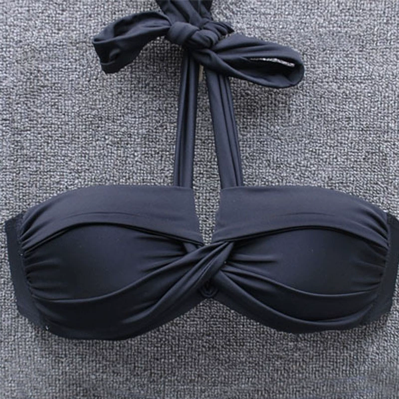Swimwear, sexy tube top, push up bra, 2021 collection, European style