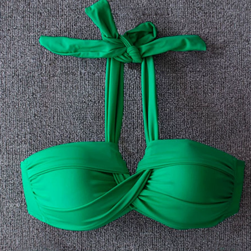 Swimwear, sexy tube top, push up bra, 2021 collection, European style