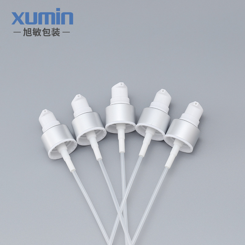 Fábrica en stock 100mL botella de loción de aluminio botella de prensa cosméticos sub-embalaje loción de aluminio botella vacía Xumin material de embalaje image 6
