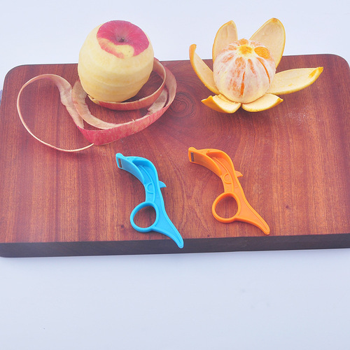 Factory direct supply ring peeler fruit peeling knife plastic orange peeler apple peeling knife multi-purpose plane wholesale