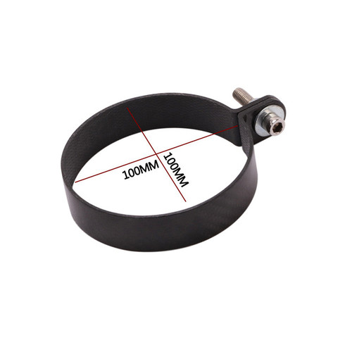 Motorcycle exhaust pipe bundle hoop carbon fiber hoop four-corner hexagon brother hoop round 304 fixed ring