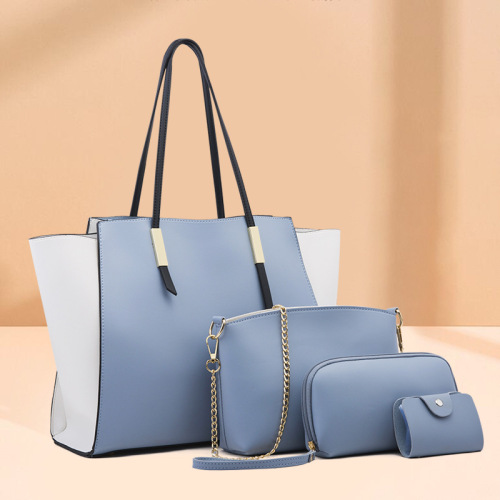 Medini 2024 new fashion simple mother-in-law bag four-piece set crossbody shoulder handheld tote bag wholesale and delivery