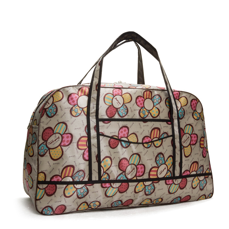 Handheld travel for women, large capacity Korean version, foldable storage bag, student travel, short distance business_voghion.com