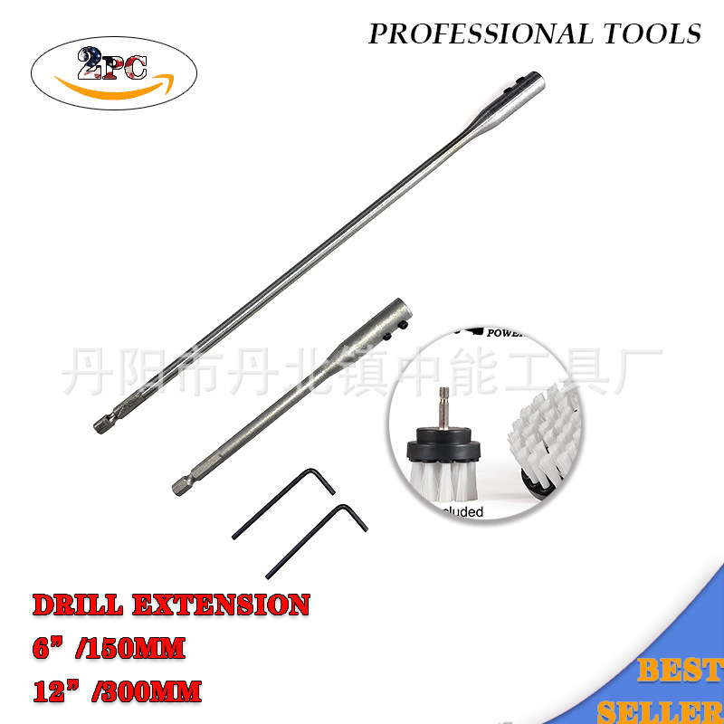 Drill Bit Extension Rod Quick Release Conversion Connecting Rod Quick Change Handle Drill Bit Connection 150mm 300mm Post Conversion