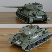 1:25����T-34���� ֽģ��  T-34/85 modelik�� �ֹ�DIY