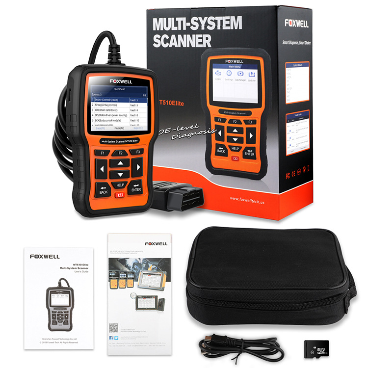 Foxwell NT510Elite OBD2 Car Diagnostic Tool 汽车多功能检测仪