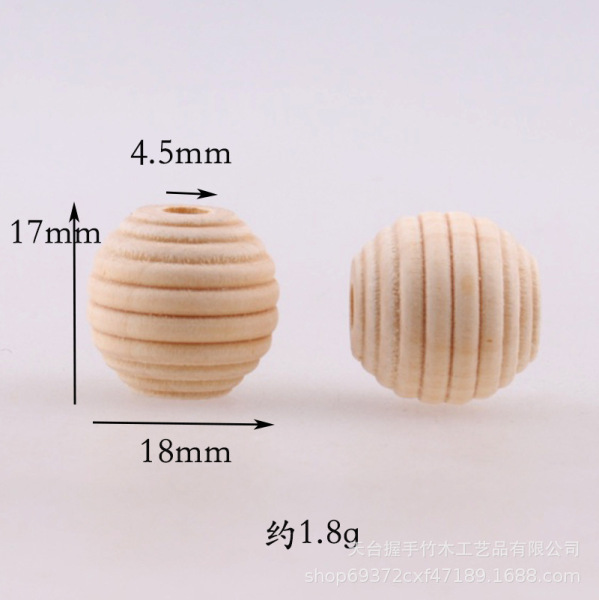 Log color DIY baby teething toy accessories