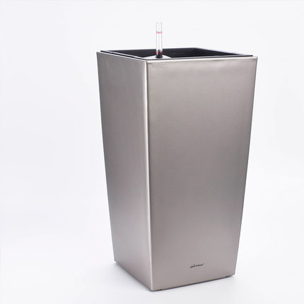 Laizhixiu perezoso maceta cuadrado grande pintura de piso de alta pierna olla auto-absorbente perezoso maceta al por mayor