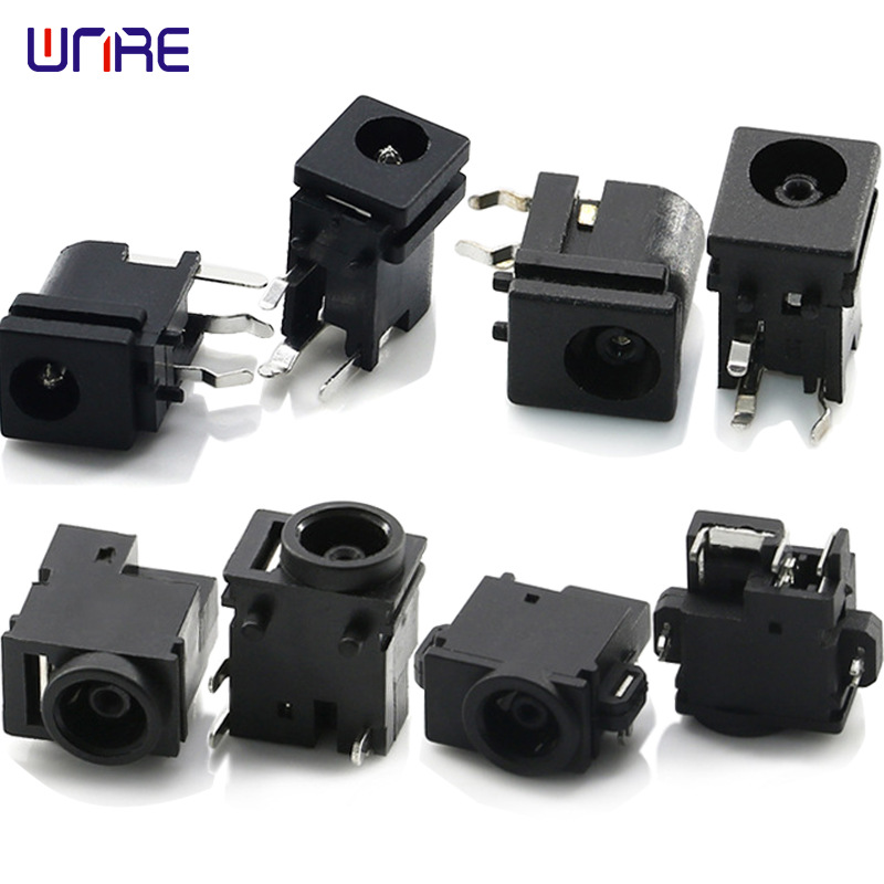 厂销dc-037大电流防水环保耐高温立式直插DC插座电源充电母座接口