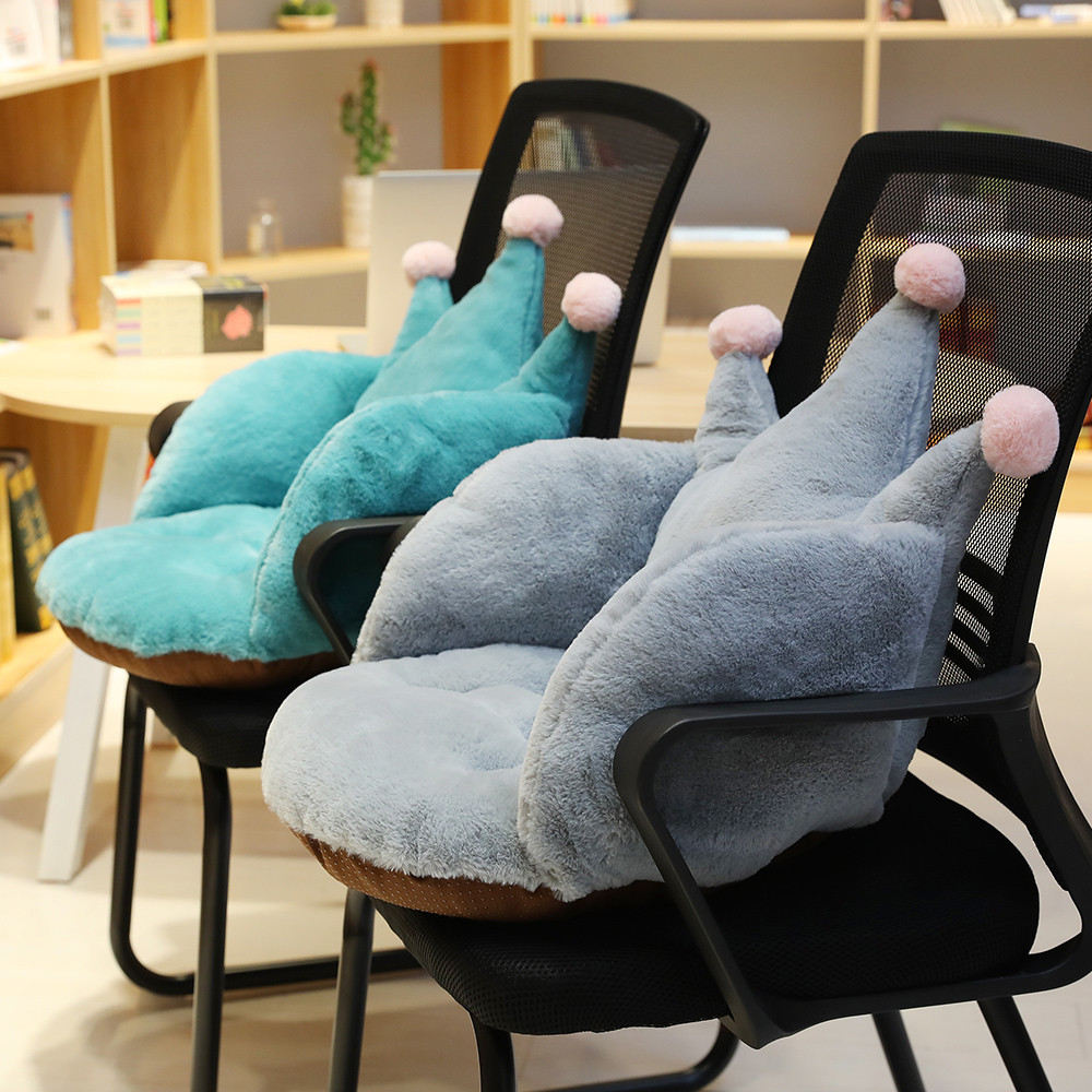 毛绒玩具皇冠带护翼沙发坐垫半包围儿童成人座椅垫子厂家销售