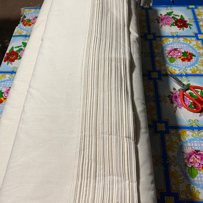 Cotton cloth Gray cloth Filial piety cloth Funeral Calico children Graffiti Cloth 87 wide 32 polyester-cotton blend Calico Direct selling customized