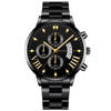 DIJANES Fashionable quartz men's watch stainless steel, calendar, wholesale