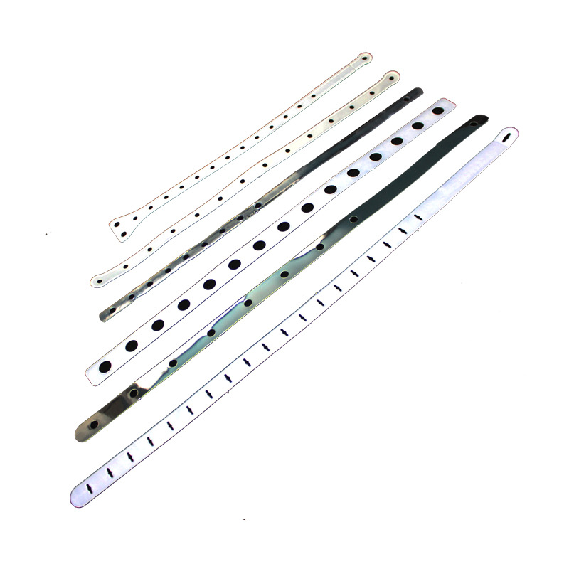 服装连接条透明白色黑色多孔塑料服装店道具衣架裤架套装展示皮条