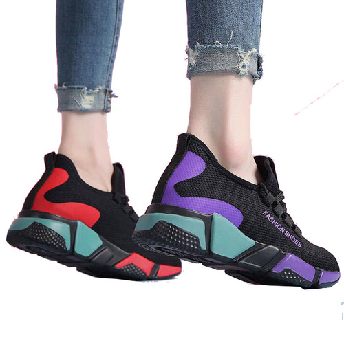 Manufacturers supply spring and autumn new Korean fashion women's shoes, casual sports, student shoes, travel shoes