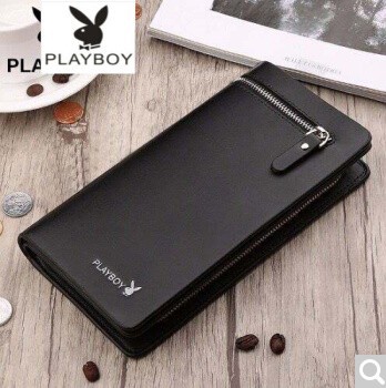 Long chain, black hand loop bag