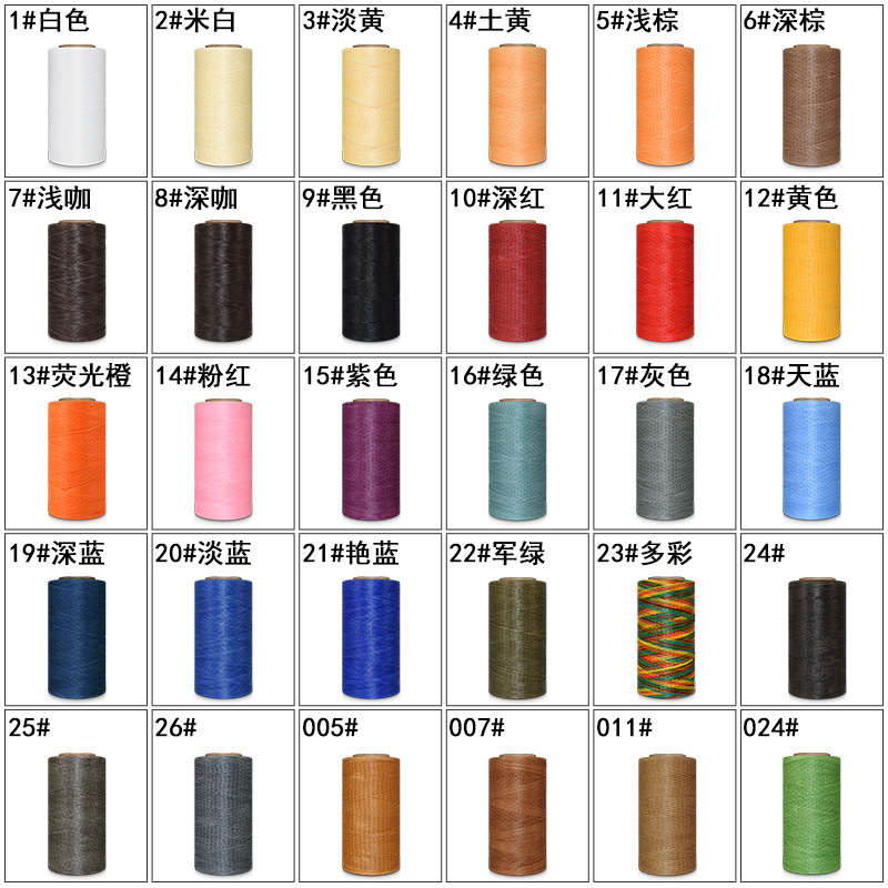 Knt cuerda 150d cuerda trenzada Corea del Sur cuerda de cera cuerda trenzada hilo de cera tejido bricolaje hecho a mano al por mayor color