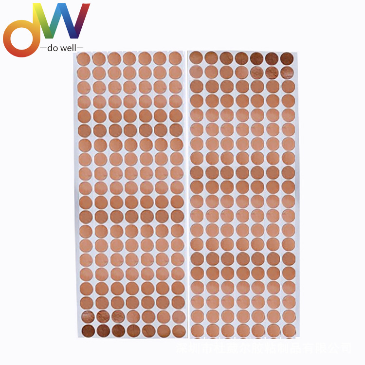 专业生产 散热铜箔胶带 电磁屏蔽胶贴 金属胶纸 来图制作